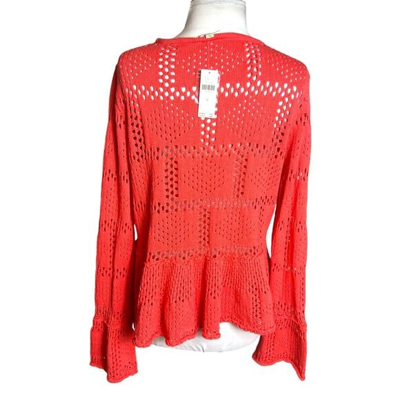 NWT Anthropologie Pilcro Pointelle Babydoll Sweater Sz M - Picture 4 of 9